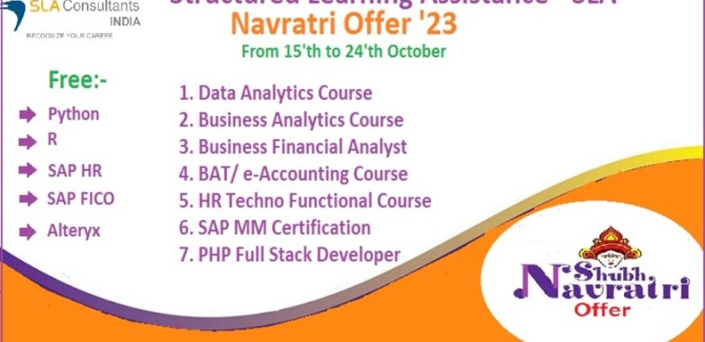 Data Science Course in Mukherji Nagar, Delhi, Free R & Python with Machine Learning Classes, Free Online/Offline Demo, Navratri Offer ’23, Free Job Placement,