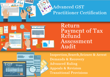 GST Certification Course in Delhi, Safdarjung, Big Discounts and Assured 100% Job Placement, Free Tally, Accounting & Taxation Training