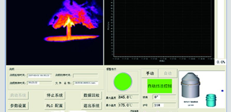 Infrared Converter Slag Detection System